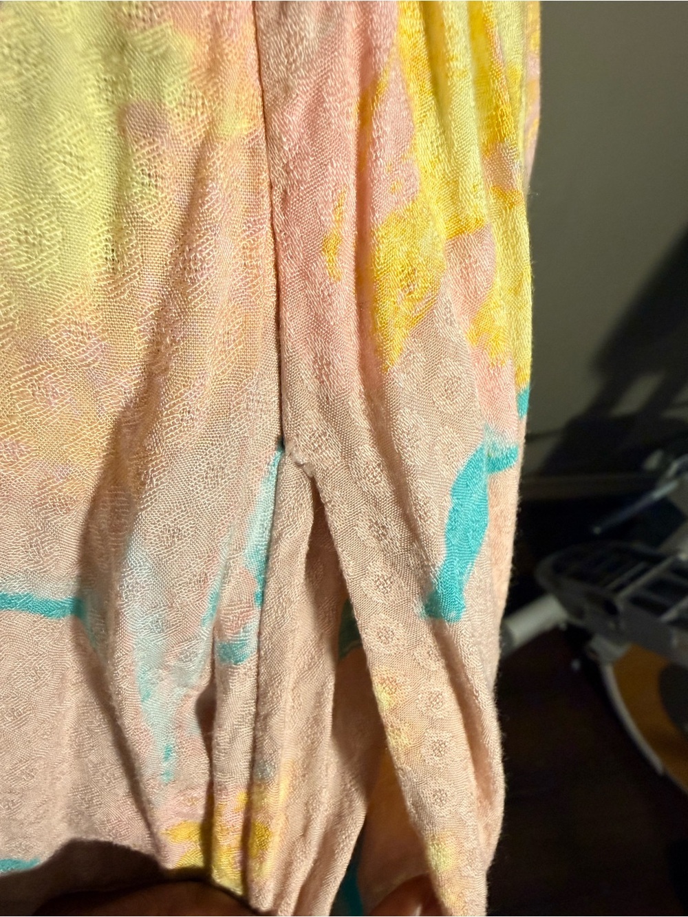 Free People Pastel Floral Backless Maxi Dress - Pink, Yellow, Aqua - Picture 6 of 7